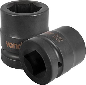 Soquete sextavado de impacto encaixe de 1" x 32,0mm VONDER