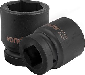 Soquete sextavado de impacto encaixe de 1" x 41,0mm VONDER