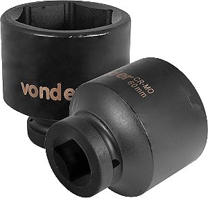 Soquete sextavado de impacto encaixe de 1" x 60,0mm VONDER