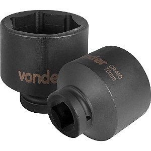 Soquete sextavado de impacto encaixe de 1" x 70,0mm VONDER