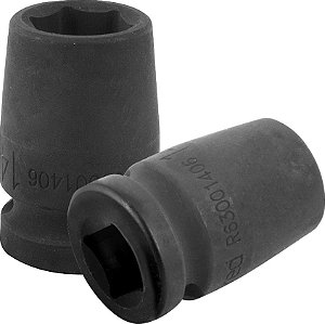 Soquete sextavado de impacto encaixe de 1/2" x 14,0mm R63001406 GEDORE RED