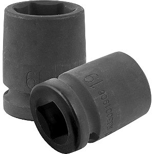 Soquete sextavado de impacto encaixe de 1/2" x 19,0mm R63001906 GEDORE RED