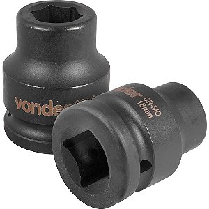 Soquete sextavado de impacto encaixe de 3/4" x 18,0mm VONDER