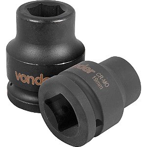 Soquete sextavado de impacto encaixe de 3/4" x 19,0mm VONDER