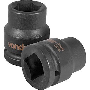 Soquete sextavado de impacto encaixe de 3/4" x 22,0mm VONDER