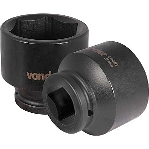 Soquete sextavado de impacto encaixe de 3/4" x 55,0mm VONDER