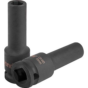 Soquete sextavado longo de impacto 10mm encaixe de 1/2" VONDER
