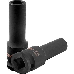 Soquete sextavado longo de impacto 11mm encaixe de 1/2" VONDER