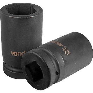 Soquete sextavado longo de impacto 36mm encaixe de 1" VONDER