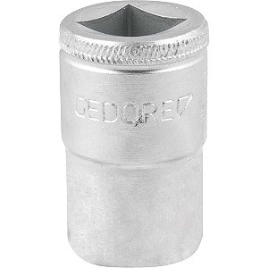 Soquete estriado com encaixe de 1/2" 16mm GEDORE