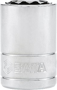 Soquete estriado com encaixe de 1/2" x 27mm ST13616SC SATA