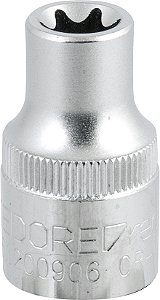 Soquete hexalobular fêmea com encaixe 1/2" TX E12 GEDORE RED