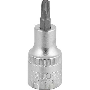 Soquete hexalobular macho com encaixe de 1/2" T-30 GEDORE RED