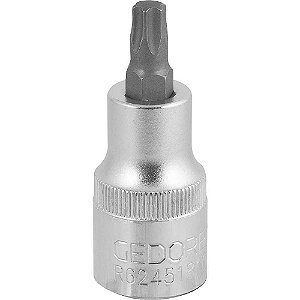Soquete hexalobular macho com encaixe de 1/2" T-40 GEDORE RED