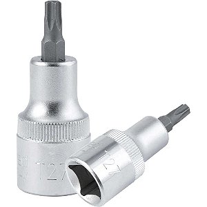 Soquete hexalobular macho com encaixe de 1/2" TX T-27 GEDORE RED