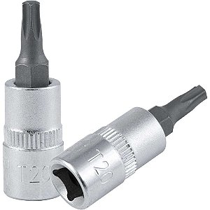 Soquete hexalobular macho com encaixe de 1/4" TX T-20 GEDORE RED