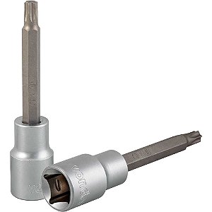 Soquete hexalobular macho longo encaixe de 1/2" T40 VONDER