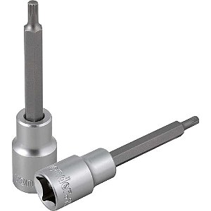 Soquete multidentado longo com encaixe de 1/2" M5 VONDER