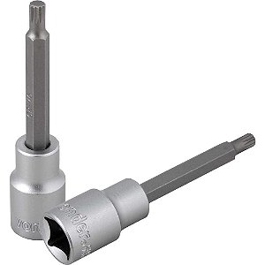 Soquete multidentado longo com encaixe de 1/2" M6 VONDER