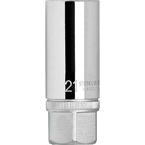 Soquete para vela de ignição encaixe 1/2" 21mm R61022112 GEDORE RED