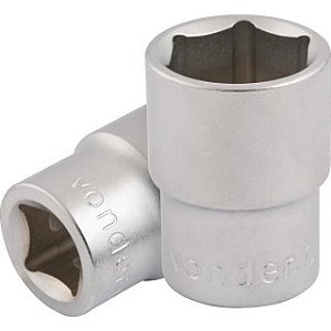 Soquete sextavado com encaixe de 1/2" 22mm VONDER