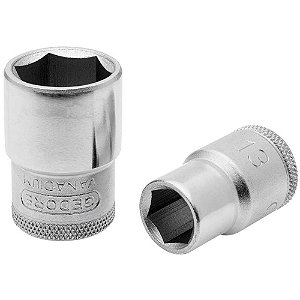 Soquete sextavado com encaixe de 1/2" 27mm 015021 GEDORE