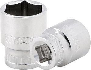 Soquete sextavado com encaixe de 1/2" x 22mm ST13313SC SATA