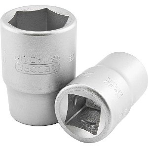 Soquete sextavado com encaixe de 3/4" 22mm 017402 GEDORE