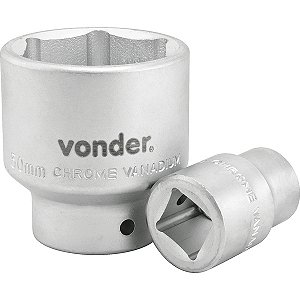 Soquete sextavado com encaixe de 3/4" 30mm VONDER