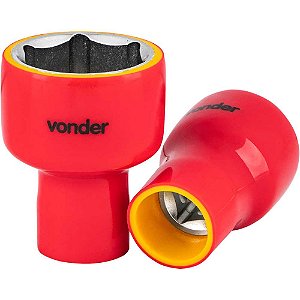 Soquete sextavado isolado encaixe de 1/2" 30,0mm IEC60900 VONDER