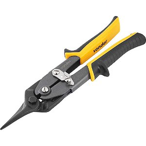 Tesoura 10" para chapas modelo aviação corte reto VDP 10R VONDER PLUS