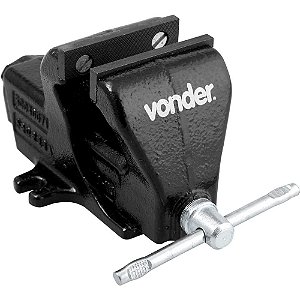 Torno de bancada fixo n° 3 em ferro fundido nodular VONDER