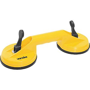 Ventosa dupla 118mm plástica VONDER