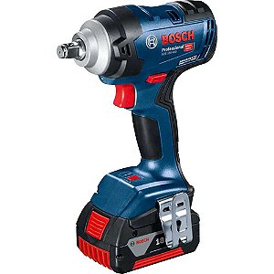Chave de Impacto a Bateria Encaixe 1/2" 18V - 4,0 Ah 220V GDS 18V-400 BOSCH