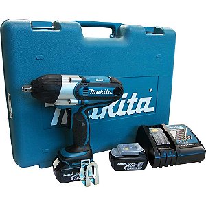 Chave de impacto bateria 18V encaixe de 1/2" DTW450RFE MAKITA