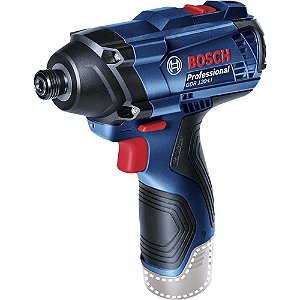 Chave de impacto 12V encaixe de 1/4" sem bateria e sem carregador 0 601 9F0 000 GDR 120 LI BOSCH