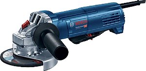 Esmerilhadeira angular 5" GWS 9 - 125P 900W 220V com interruptor PROtection 06013965E2 BOSCH