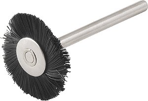 Escova circular com haste para microrretífica em nylon 20mm VONDER