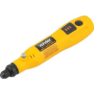 Microrretífica a bateria 3,6V bivolt com 12 acessórios MBV 036 VONDER