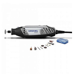 Microrretífica com acessórios 3000 127V F0133000PR DREMEL