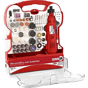 Microrretífica com acessórios 130W 220V AMR 172 NOVE54