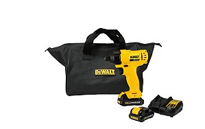 Parafusadeira de impacto bateria 12V bivolt mandril de 1/4" DCF805C2BR DEWALT