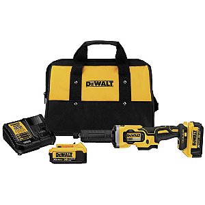 Retifica reta 20V MAX LI-ION BRUSHLESS 2.500 rpm com carregador 220V e 2 baterias 20V 4,0 Ah DCG42 6 M2 - B2 DEWALT