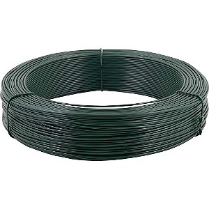 Arame revestido com PVC verde BWG 20 1kg VONDER