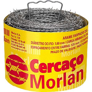 Arame farpado Cercaço 250m MORLAN