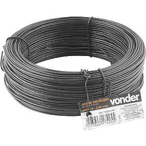 Arame recozido BWG 16 rolo com 1,0kg VONDER