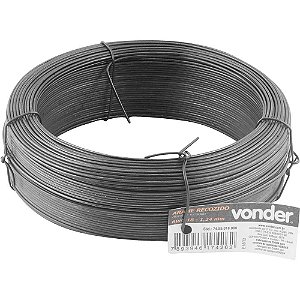 Arame recozido BWG 18 rolo com 1,0kg VONDER