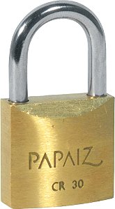 Cadeado de latão CR-30 PAPAIZ