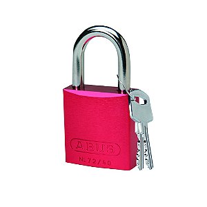 Cadeado em alumínio sólido vermelho 99608PM BRADY