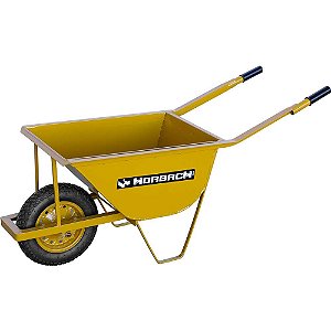 Carrinho de mão jerica 70 litros pneu com câmara RH-70 HORBACH